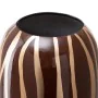 Vase Zebra Ceramic Golden Brown 18 x 18 x 48 cm by BigBuy Home, Vases - Ref: S8801275, Price: 37,16 €, Discount: %