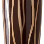 Vase 21 x 21 x 58,5 cm Zebra Ceramic Golden Brown by BigBuy Home, Vases - Ref: S8801276, Price: 31,65 €, Discount: %