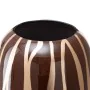 Vase 21 x 21 x 58,5 cm Zebra aus Keramik Gold Braun von BigBuy Home, Vasen - Ref: S8801276, Preis: 31,65 €, Rabatt: %