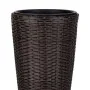 Blumentopf Alexandra House Living Braun Eisen Rattan Kunststoff 28 x 60 x 28 cm von Alexandra House Living, Übertöpfe - Ref: ...