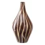 Vase Zèbre Céramique Doré Marron 23 x 23 x 43 cm de BigBuy Home, Vases - Réf : S8801285, Prix : 44,02 €, Remise : %