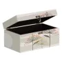 Caja Decorativa PVC Lona Papel DMF Flores 30 x 18 x 15 cm (2 Piezas) de BigBuy Home, Cajas - Ref: S8801296, Precio: 22,49 €, ...