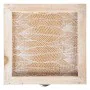 Caixa Decorativa Folhas Rotim 20 x 20 x 12 cm DMF (2 Unidades) de BigBuy Home, Caixas - Ref: S8801303, Preço: 21,07 €, Descon...