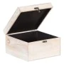 Caja Decorativa Hojas Ratán 20 x 20 x 12 cm DMF (2 Unidades) de BigBuy Home, Cajas - Ref: S8801303, Precio: 20,23 €, Descuent...