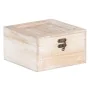 Decorative box Sheets Rattan 20 x 20 x 12 cm DMF (2 Units) by BigBuy Home, Boxes - Ref: S8801303, Price: 20,23 €, Discount: %