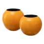 Vase 24,5 x 24,5 x 20 cm Céramique Jaune de BigBuy Home, Vases - Réf : S8801310, Prix : 31,63 €, Remise : %