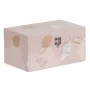 Caja Decorativa Rosa PVC Lona Papel DMF 30 x 18 x 15 cm (2 Piezas) de BigBuy Home, Cajas - Ref: S8801320, Precio: 22,49 €, De...