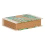 Multi-use Box Sheets Natural Rattan 24 x 18 x 6 cm DMF (2 Units) by BigBuy Home, Storage boxes and chests - Ref: S8801329, Pr...