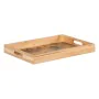 Plateau apéritif 45 x 31 x 5 cm Naturel Bois Rotin 3 Pièces Palmier de BigBuy Home, Plats et plateaux - Réf : S8801335, Prix ...