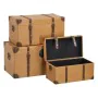 Lot de paniers 70 x 38 x 35 cm Rotin DMF (3 Pièces) de BigBuy Home, Boîtes et coffres de rangement - Réf : S8801336, Prix : 1...