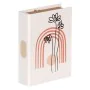 Caja Decorativa Flores Lona 24 x 18 x 6 cm DMF (2 Piezas) de BigBuy Home, Cajas - Ref: S8801338, Precio: 13,35 €, Descuento: %