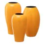 Vase Ceramic 18 x 18 x 32 cm Yellow by BigBuy Home, Vases - Ref: S8801343, Price: 32,59 €, Discount: %