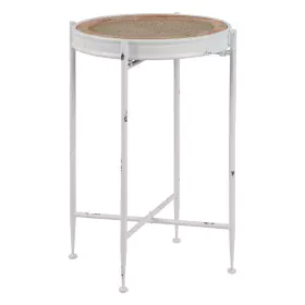 Table d'appoint 40 x 40 x 62 cm Métal Blanc de BigBuy Home, Tables - Réf : S8801355, Prix : 69,48 €, Remise : %