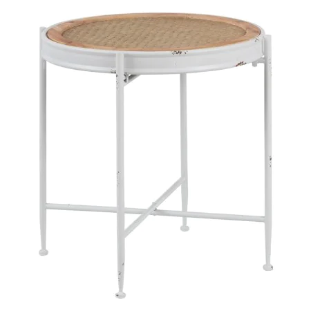 Side table 50 x 50 x 53,5 cm Metal White by BigBuy Home, Tables - Ref: S8801356, Price: 81,08 €, Discount: %