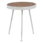 Table d'appoint 50 x 50 x 56 cm Naturel Métal Blanc de BigBuy Home, Tables - Réf : S8801358, Prix : 76,76 €, Remise : %