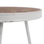 Table d'appoint 50 x 50 x 56 cm Naturel Métal Blanc de BigBuy Home, Tables - Réf : S8801358, Prix : 76,76 €, Remise : %