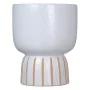 Cache-pot 19,5 x 19,5 x 24 cm Céramique Blanc de BigBuy Garden, Cache-pots - Réf : S8801364, Prix : 26,17 €, Remise : %