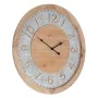 Wall Clock Natural Fir wood 60 x 4,5 x 60 cm by BigBuy Home, Wall Clocks - Ref: S8801372, Price: 67,77 €, Discount: %