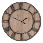 Wall Clock Natural Black 60 x 4 x 60 cm DMF by BigBuy Home, Wall Clocks - Ref: S8801373, Price: 72,94 €, Discount: %