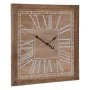 Wall Clock Natural Fir wood 60 x 5 x 60 cm by BigBuy Home, Wall Clocks - Ref: S8801374, Price: 69,45 €, Discount: %