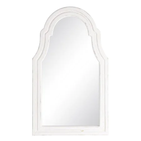 Miroir mural 63 x 3 x 110 cm Blanc Bois d'épicéa de BigBuy Home, Miroirs muraux - Réf : S8801375, Prix : 108,31 €, Remise : %