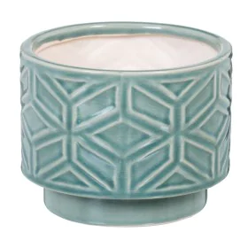 Cache-pot 17,5 x 17,5 x 14 cm Céramique Bleu de BigBuy Garden, Cache-pots - Réf : S8801406, Prix : 16,52 €, Remise : %