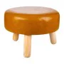 Tabouret Alexandra House Living Jaune Polyuréthane Bois MDF 40 x 29 x 40 cm de Alexandra House Living, Chaises et canapés - R...