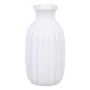 Jarrón 16,5 x 16,5 x 32 cm Cerámica Blanco de BigBuy Home, Jarrones - Ref: S8801437, Precio: 25,88 €, Descuento: %