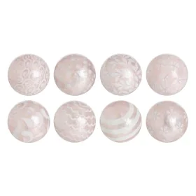 Balles CAPIZ Décoration Rose 10 x 10 x 10 cm (8 Unités) de BigBuy Home, Objets de décoration - Réf : S8801476, Prix : 34,11 €...