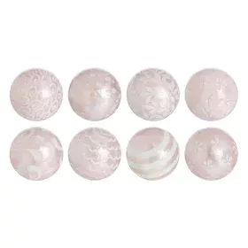 Balles CAPIZ Décoration Rose 10 x 10 x 10 cm (8 Unités) de BigBuy Home, Objets de décoration - Réf : S8801476, Prix : 34,11 €...