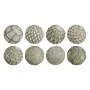 Balls Decoration Green 10 x 10 x 10 cm (8 Units) by BigBuy Home, Ornaments - Ref: S8801498, Price: 47,32 €, Discount: %