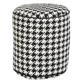 Pouffe Polyester 45 x 45 x 45 cm 100% cotton Houndstooth by BigBuy Home, Footstools - Ref: S8801505, Price: 63,97 €, Discount: %