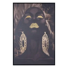 Canvas African Woman 83 x 123 cm by BigBuy Home, Prints on Canvas - Ref: S8801582, Price: 75,69 €, Discount: %