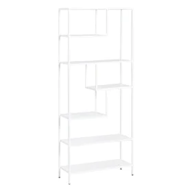 Shelves SQUARE Metal White 80 x 26 x 180 cm by BigBuy Home, Standing Shelf Units - Ref: S8801622, Price: 318,70 €, Discount: %