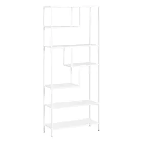 Shelves SQUARE Metal White 80 x 26 x 180 cm by BigBuy Home, Standing Shelf Units - Ref: S8801622, Price: 340,37 €, Discount: %