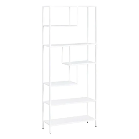 Étagère SQUARE Métal Blanc 80 x 26 x 180 cm de BigBuy Home, Étagères verticales - Réf : S8801622, Prix : 340,37 €, Remise : %