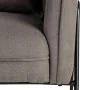 Fauteuil 76,5 x 70 x 74 cm Tissu Synthétique Métal Gris foncé de BigBuy Home, Chaises - Réf : S8801625, Prix : 446,82 €, Remi...