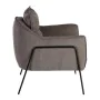 Fauteuil 76,5 x 70 x 74 cm Tissu Synthétique Métal Gris foncé de BigBuy Home, Chaises - Réf : S8801625, Prix : 446,82 €, Remi...