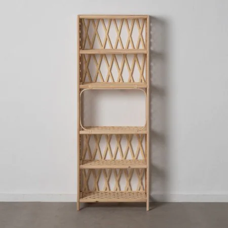 Shelves RATÁN 64 x 34,5 x 171 cm Natural Bamboo by BigBuy Home, Standing Shelf Units - Ref: S8801637, Price: 459,16 €, Discou...