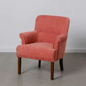 Fauteuil 77 x 64 x 88 cm Tissu Synthétique Bois Rouge foncé de BigBuy Home, Chaises - Réf : S8801654, Prix : 300,98 €, Remise...