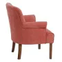 Poltrona 77 x 64 x 88 cm Tecido Sintético Madeira Vermelho Escuro de BigBuy Home, Cadeiras - Ref: S8801654, Preço: 300,98 €, ...