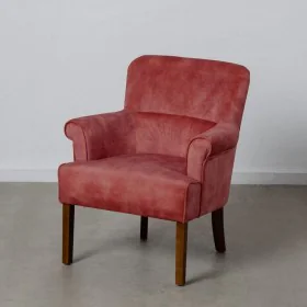 Fauteuil 77 x 64 x 88 cm Tissu Synthétique Bois Rouge foncé de BigBuy Home, Chaises - Réf : S8801677, Prix : 300,98 €, Remise...