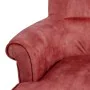 Poltrona 77 x 64 x 88 cm Tecido Sintético Madeira Vermelho Escuro de BigBuy Home, Cadeiras - Ref: S8801677, Preço: 300,98 €, ...