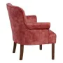 Poltrona 77 x 64 x 88 cm Tecido Sintético Madeira Vermelho Escuro de BigBuy Home, Cadeiras - Ref: S8801677, Preço: 300,98 €, ...