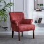 Armchair 77 x 64 x 88 cm Synthetic Fabric Wood Dark Red by BigBuy Home, Chairs - Ref: S8801677, Price: 321,45 €, Discount: %