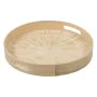 Snack tray Beige Bamboo 35 x 35 x 5 cm MDF Wood by BigBuy Home, Plates and dishes - Ref: S8801713, Price: 18,50 €, Discount: %