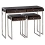 Hall de Entrada Metal Madeira Castanho Prata (3 Unidades) de BigBuy Home, Jogos de móveis - Ref: S8801740, Preço: 453,76 €, D...