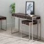 Hall Metal Wood Brown Silver (3 Units) by BigBuy Home, Tables - Ref: S8801740, Price: 453,76 €, Discount: %