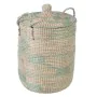 Lot de paniers Naturel Gris Fibre naturelle 38 x 38 x 58 cm (2 Pièces) de BigBuy Home, Paniers de rangement - Réf : S8801747,...