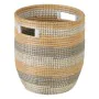 Juego de Cestos 38 x 38 x 50 cm Natural Gris Fibra natural (2 Piezas) de BigBuy Home, Cestos de almacenaje - Ref: S8801748, P...